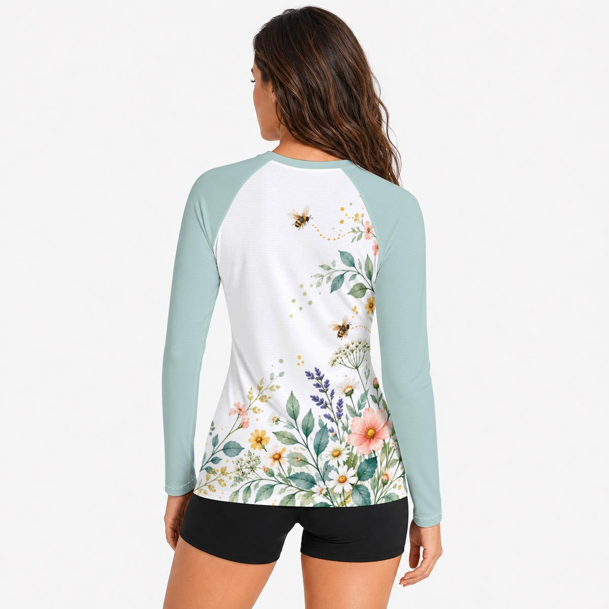 Pollinator Garden Women's Long-Sleeve Sun Shirt