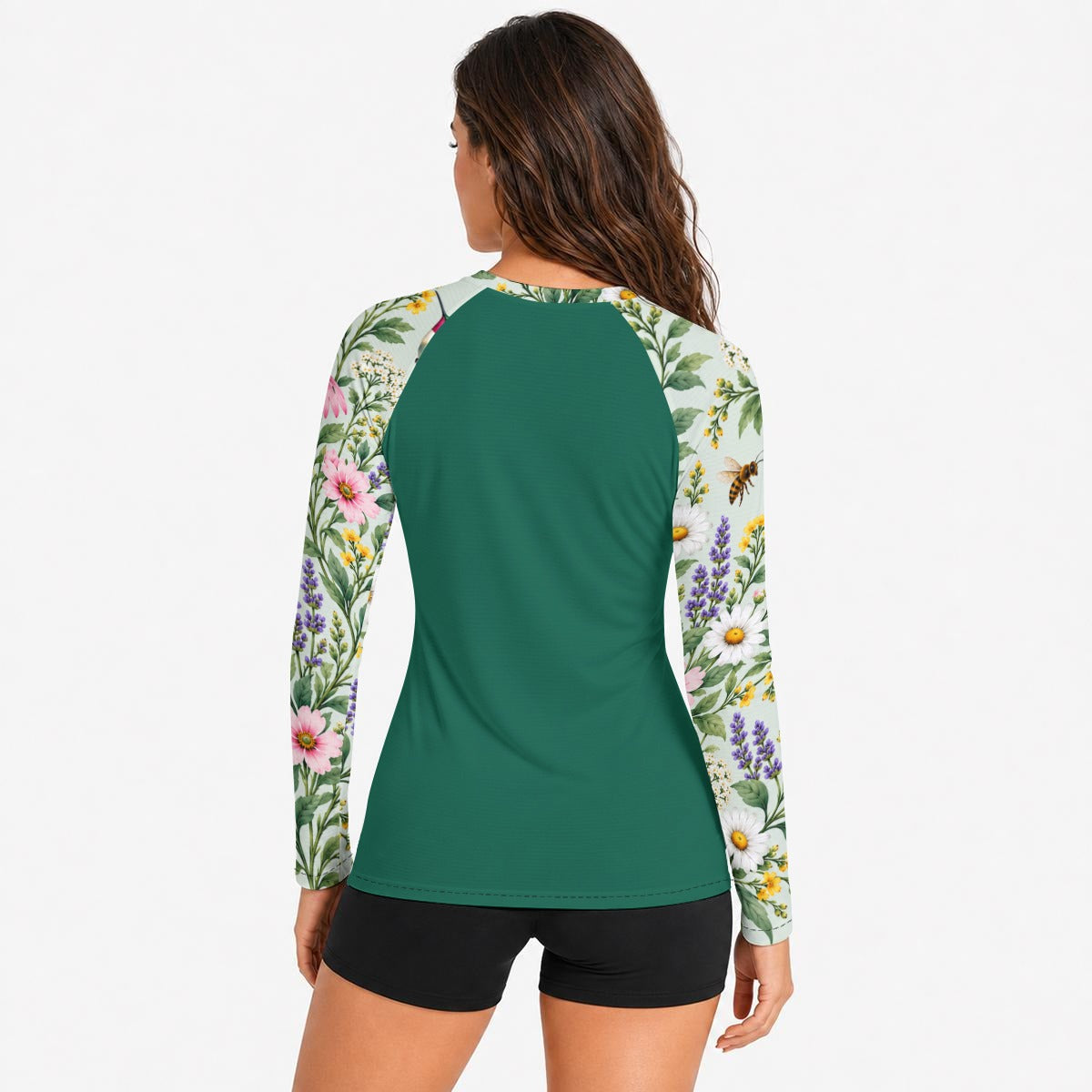 Wildflower Meadow Women's Long-Sleeve Sun Shirt