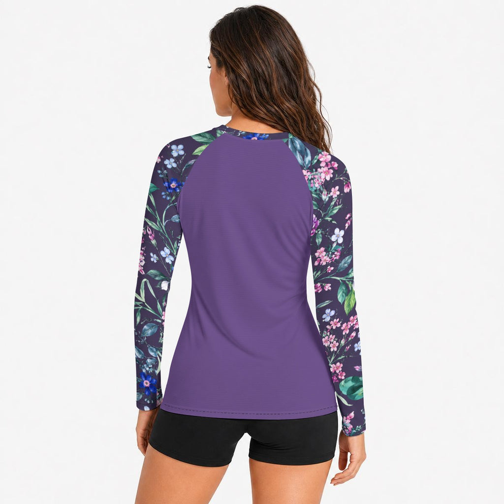Midnight Garden Women's Long-Sleeve Sun Shirt