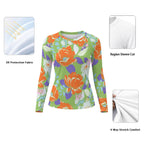 Citrus Bloom Women's Long-Sleeve Sun Shirt