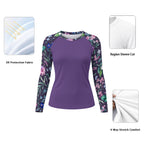 Midnight Garden Women's Long-Sleeve Sun Shirt